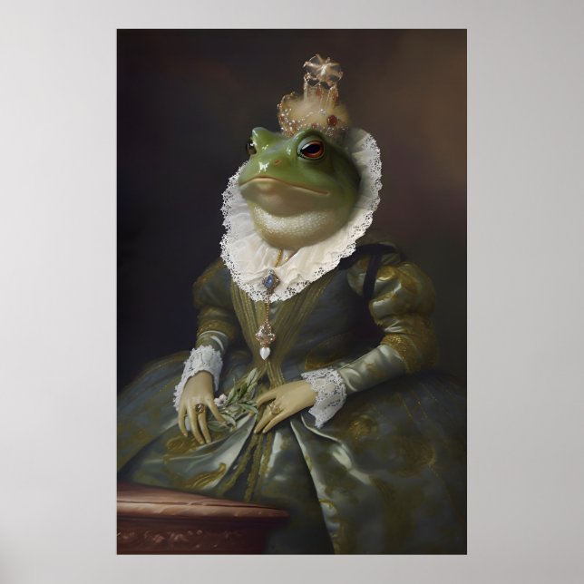 Majestic Queen Frog poster (Front)