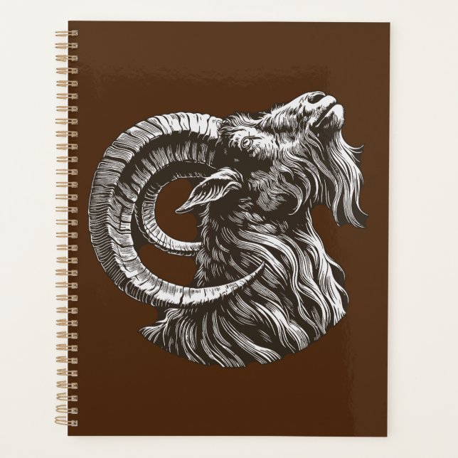 Majestic Ram - Fierce and Noble Planner (Front)