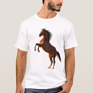 Majestic Rearing Horse Artwork T-Shirt