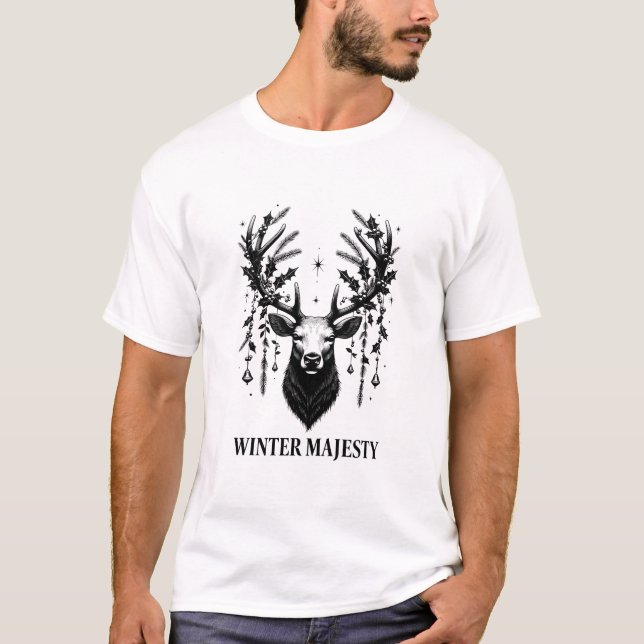 Majestic Reindeer T-Shirt (Front)