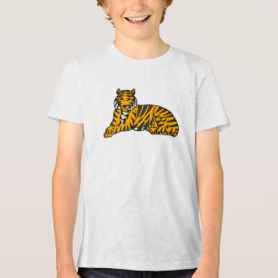 Majestic Rest- Hand Drawn Tiger Illustration Tri-Blend Shirt