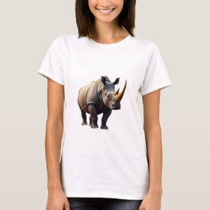 Majestic Rhinoceros Savanna T-Shirt