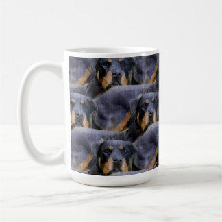Majestic Rottweiler: Serenity in Strength Coffee Mug