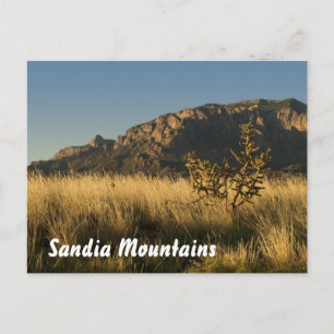 Majestic Sandia Mountains, Albuquerque Postcard