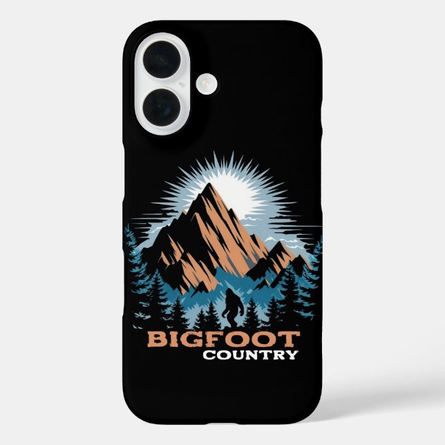 Majestic Sasquatch with Mountains Case-Mate iPhone Case (Back)