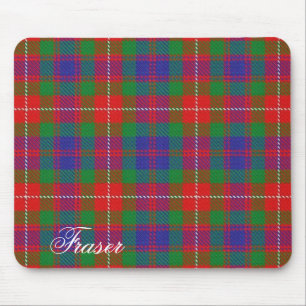 Majestic Scottish Clan Fraser of Lovat Tartan Mouse Mat