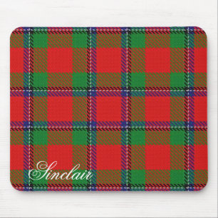 Majestic Scottish Clan Sinclair Tartan Mouse Mat