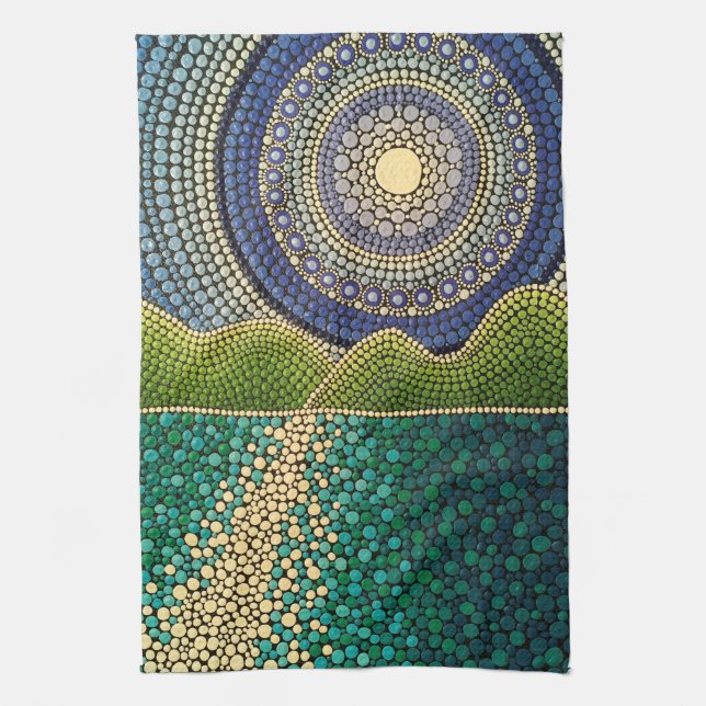 Majestic Sky Tea Towel (Vertical)