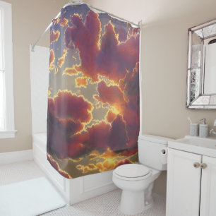 Majestic Sky View Shower Curtain