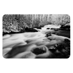 Majestic Smoky Mountains Waterfall Magnet