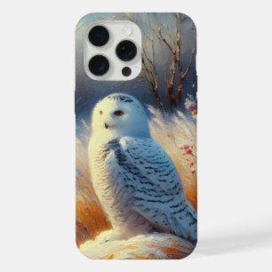 Majestic Snowy Owl in the Wilderness iPhone 15 Pro Max Case
