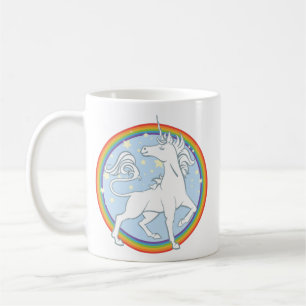 Majestic Sparkle Rainbow Unicorn Coffee Mug