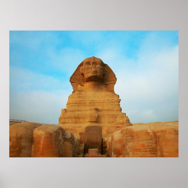 Majestic Sphinx Pyramids Egyptian Poster (Front)