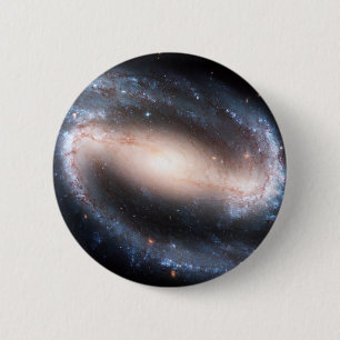 Majestic Spiral Galaxy Print Milky Way Andromeda 6 Cm Round Badge