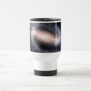 Majestic Spiral Galaxy Print Milky Way Andromeda Travel Mug