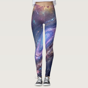Majestic Spiral Galaxy Universe Leggings
