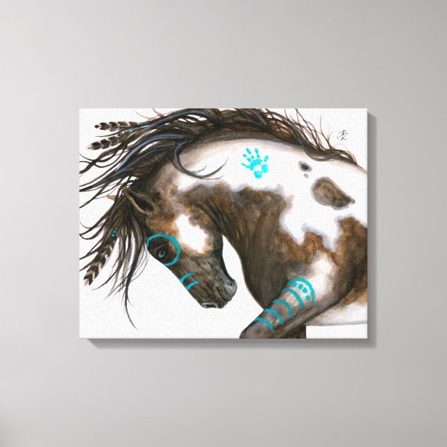 Majestic Spirit Horse Art BiHrle Canvas Print (Front)
