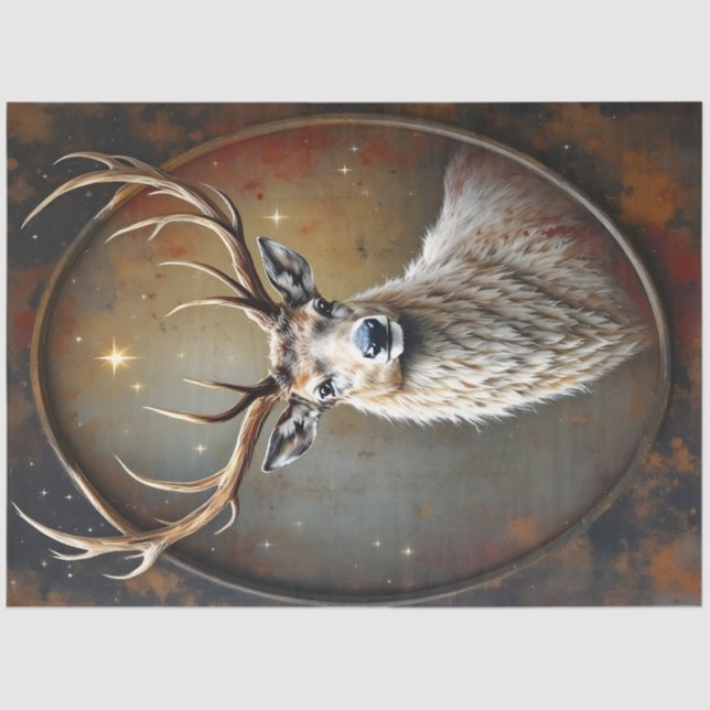 Majestic Stag in Twilight  Tissue Paper (Front)