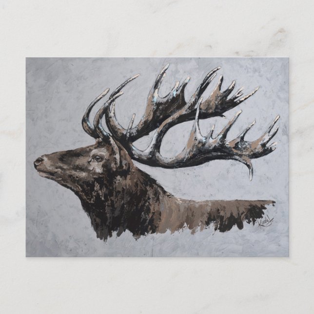 Majestic - stag postcard (Front)