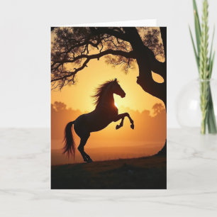 Majestic Stallion Fathers Day Card