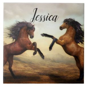 Majestic Stallions Tile