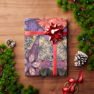 Majestic Stars Holiday Accents Wrapping Paper