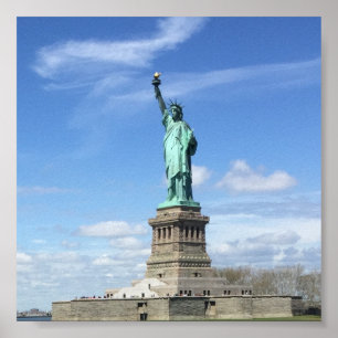 Majestic Statue of Liberty Poster