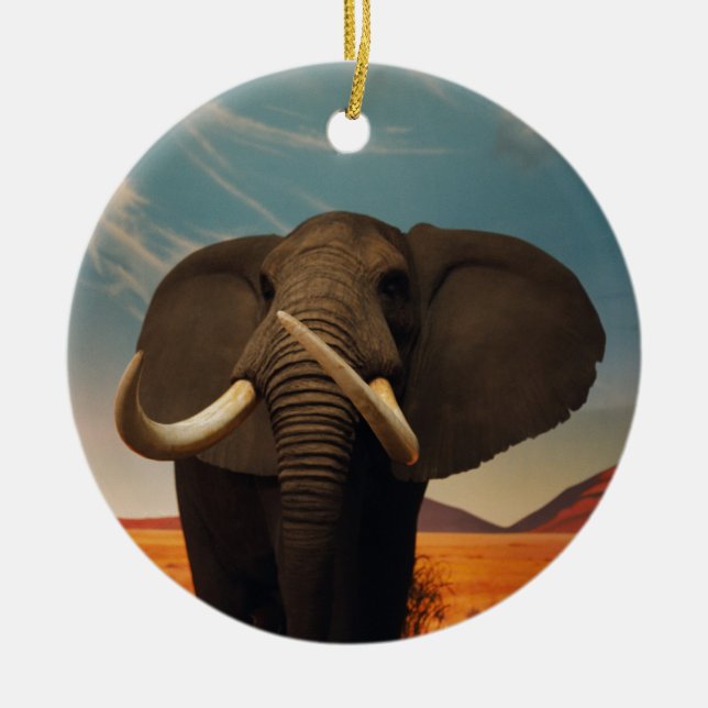 Majestic Stature Ceramic Tree Decoration (Front)