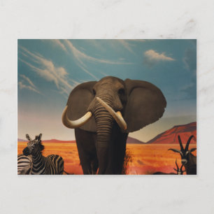 Majestic Stature Postcard