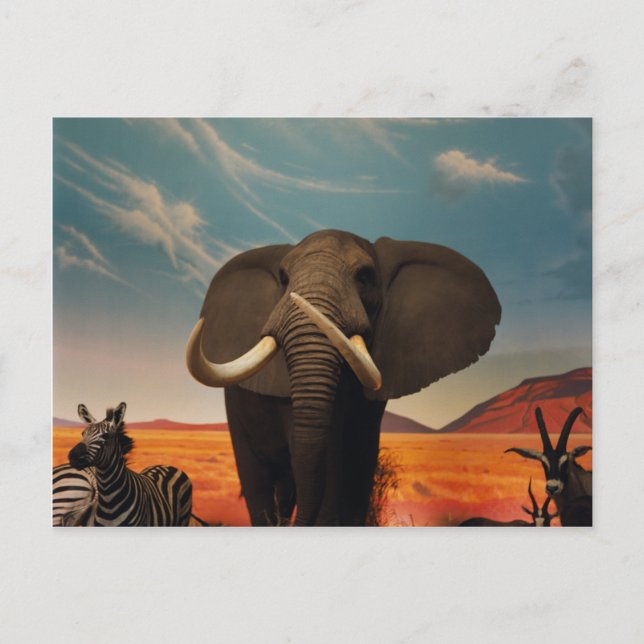 Majestic Stature Postcard (Front)