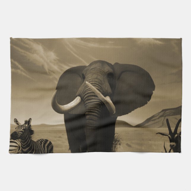 Majestic Stature Tea Towel (Horizontal)