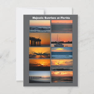 Majestic sunrises at Florida Postcard