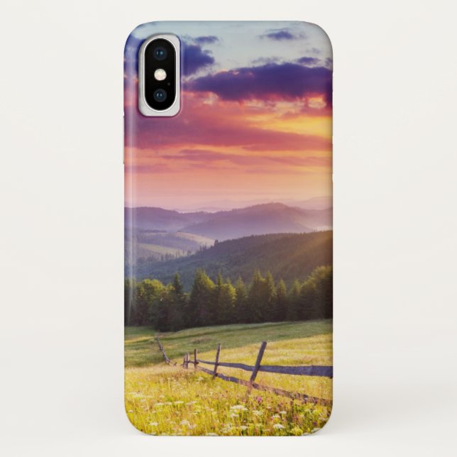 Majestic sunset in the mountains Case-Mate iPhone case (Back)
