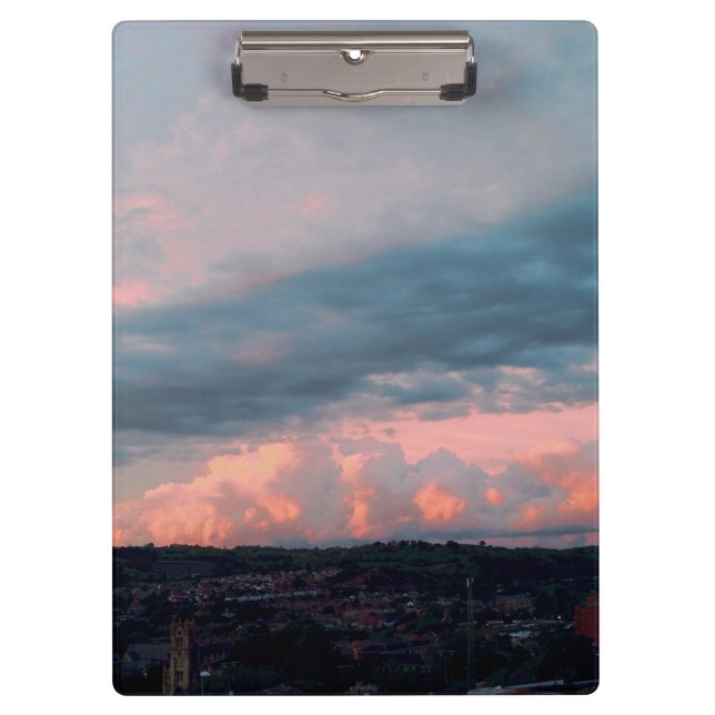 Majestic Sunset in Wales Clipboard (Front)