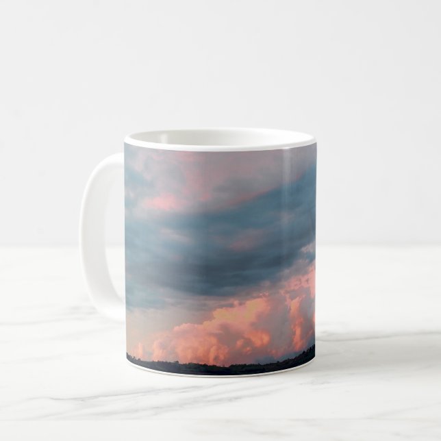 Majestic Sunset in Wales Coffee Mug (Front Left)