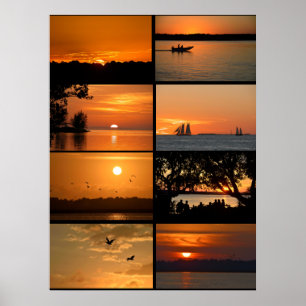 Majestic Sunsets  Poster