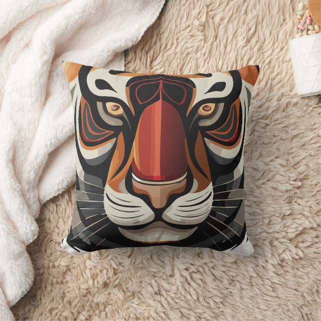 Majestic Tiger Art Cushion (Blanket)