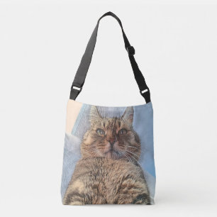 Majestic Tiger Cat Crossbody Bag