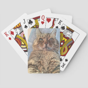 Majestic Tiger Cat Playing Cards