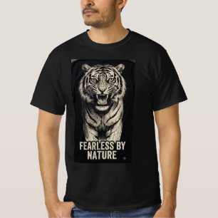 Majestic Tiger Graphic T-Shirt Cool Animal Artwo