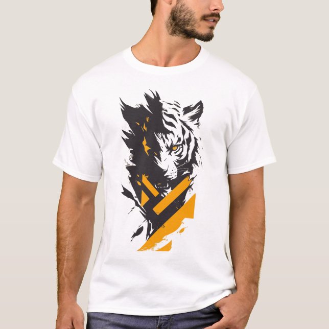 Majestic Tiger Graphic T-Shirt - Roar of the Wild (Front)