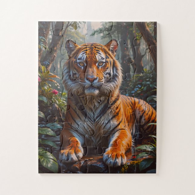 Majestic Tiger Jigsaw Puzzle (Vertical)