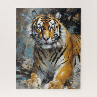Majestic tiger painting jigsaw puzzle