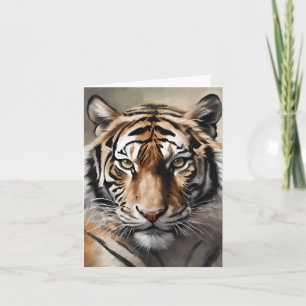 Majestic Tiger Portrait Note Card