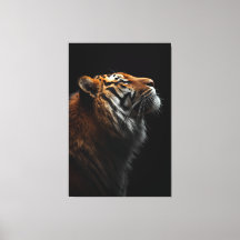 Majestic Tiger Portrait, Strength Royal Confidence