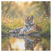 Majestic Tiger Resting Gallery Wrap