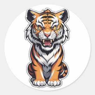 Majestic Tiger Sticker - Unleash the Untamed Power