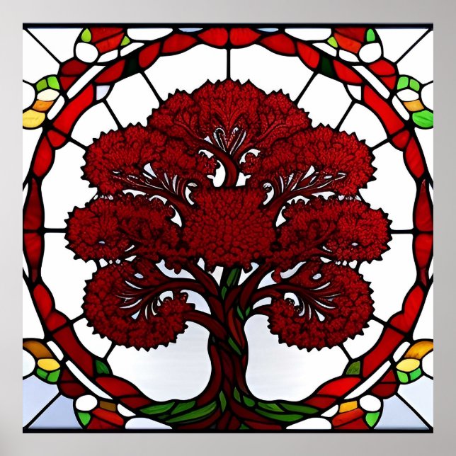 Majestic Tree of Life Design Poster (Front)