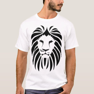 Majestic Tribal Lion Head Men's T-Shirt 