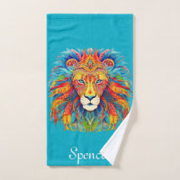 Majestic Tribal Lion with Custom Name